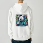 shishimaru444のHACCHYAKE SHIROKUMA Heavyweight Zip Hoodie