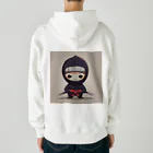 d-design-labのかわいい忍者のイラストグッズ Heavyweight Zip Hoodie