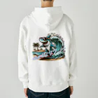 風来のSharkなヤツ!! Heavyweight Zip Hoodie