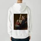 世界美術商店のマルタとマリアの家のキリスト / Christ in the House of Martha and Mary Heavyweight Zip Hoodie