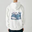 ニャーちゃんショップの眠りネコ Heavyweight Zip Hoodie