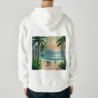 Paradise ExploreのPalm Breeze Bliss Heavyweight Zip Hoodie