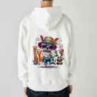 パカオのダンシングアニマル Heavyweight Zip Hoodie