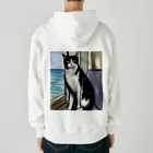 Ppit8の旅する猫 Heavyweight Zip Hoodie