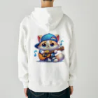 モンピパラダイスのにゃんこ🐱のリズムにノッテ🎵 Heavyweight Zip Hoodie