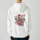 イラスト MONYAAT のHEY YOU!*釣れたかもA* Heavyweight Zip Hoodie