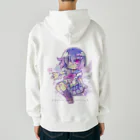 月蝕ざっか店＠SUZURIの<dolls>ユメミル （For Backprint） Heavyweight Zip Hoodie