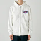 AkironBoy's_Shopの潮干狩りで貝を無断で採取したらダメですよ。 Heavyweight Zip Hoodie