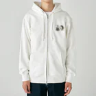 イラスト MONYAAT のとげとげ　はりさし** Heavyweight Zip Hoodie