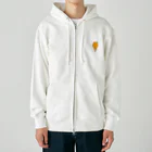 🍊蜜柑-mikan-🍿🧡のミカン Heavyweight Zip Hoodie