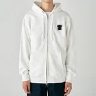 Kurumira（くるみら）ショップのいっぬのいっくん Heavyweight Zip Hoodie