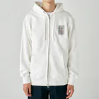 点在する展示空間の『アイデア』 Heavyweight Zip Hoodie