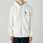 KURA_KURAのFLATTY Heavyweight Zip Hoodie