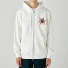 まみおデザインのワルスケくん Heavyweight Zip Hoodie