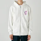 soi hẻm rojiの浮かぶコスモス Heavyweight Zip Hoodie