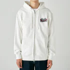 yu96のおじぞうさんトリオ Heavyweight Zip Hoodie