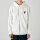 Le souffle blanc@SUZURIのハロウィンコスプレしゅねまん 落ち武者 Heavyweight Zip Hoodie