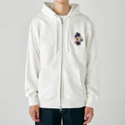 はりねずこのイラストのダーツ男子海斗くん Heavyweight Zip Hoodie