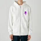 すかいふらわあのむらさきのばけもん Heavyweight Zip Hoodie