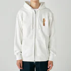 kimchinの不思議とかわいい　はにわ君 Heavyweight Zip Hoodie