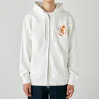 新茶屋のpeople all have different "sun" Heavyweight Zip Hoodie