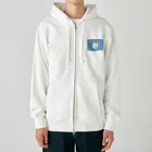 omabloのニワトリグッズ Heavyweight Zip Hoodie