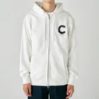 noisie_jpの【C】イニシャル × Be a noise. Heavyweight Zip Hoodie