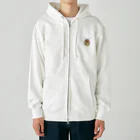 emureraのうまうまハムちゃん Heavyweight Zip Hoodie