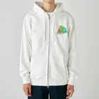 dougaseiseitokoroの足の生えた本 Heavyweight Zip Hoodie