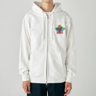 スロータイプ書店 Slowtype Booksのファンシーフリースタイルスキーヤー 296 Heavyweight Zip Hoodie