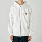 ごはんやさんのはーどぱんちゃん、おこる Heavyweight Zip Hoodie