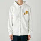 脂身通信Ｚの缶ビール_230325 Heavyweight Zip Hoodie