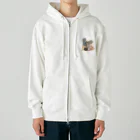 アトリエかののにゃんこ大集合 Heavyweight Zip Hoodie