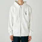 galaxy....の耳がクソ長いうさぴー横向き Heavyweight Zip Hoodie