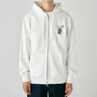 j8ie de vivre♪のコザクラインコ　 Heavyweight Zip Hoodie