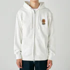 gomashio8899のカピバラくん Heavyweight Zip Hoodie