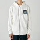 the blue seasonのウミヘビ座 Heavyweight Zip Hoodie