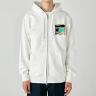 パグ男くんの休日のパグ男 Heavyweight Zip Hoodie