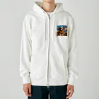 Artful Fashionのカッコつけ犬、あなたの心を掴む Heavyweight Zip Hoodie