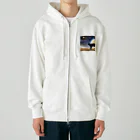 genki-cyatoの火星猫 Heavyweight Zip Hoodie