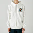 だーのハワイアンドッグ　モカちゃん Heavyweight Zip Hoodie