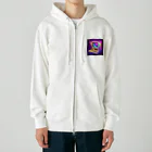 ワンダーワールド・ワンストップの90年代のコンピューター Heavyweight Zip Hoodie