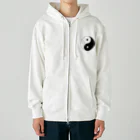 Jun-SUZURIの太極図です。 Heavyweight Zip Hoodie