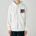 しし座の方角の秋の空 Heavyweight Zip Hoodie