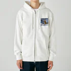 tonsoku13の歌うマーモット Heavyweight Zip Hoodie