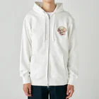 ぷにぷにのゆる犬の、森谷さん Heavyweight Zip Hoodie