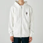 infinexus_dsgnのちびキャラ少女（Silver hair） Heavyweight Zip Hoodie