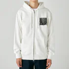 ５６アイテムズの銀龍 Heavyweight Zip Hoodie