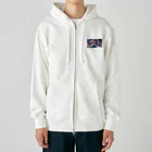 カズの「星屑の舞う森の守り手」 Heavyweight Zip Hoodie