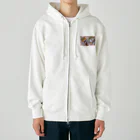 うお座のはんぶんこ Heavyweight Zip Hoodie